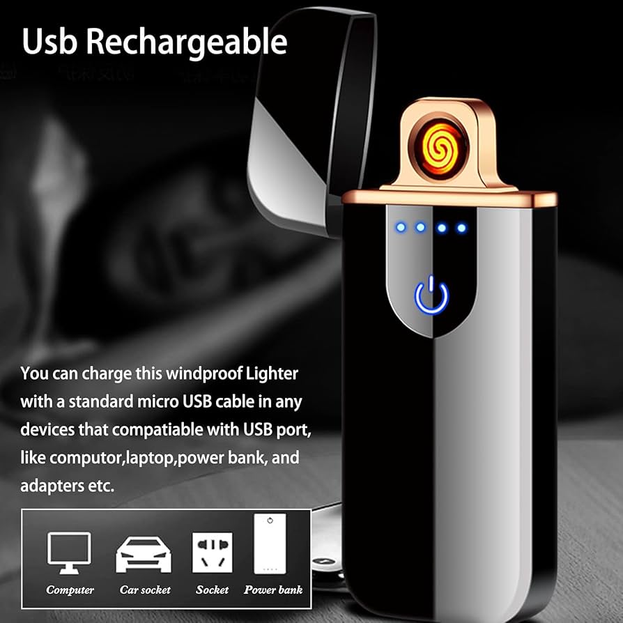 EternalGear™ Touch Sensor Rechargeable Electric Lighter